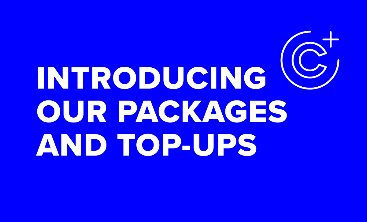 Introducing our packages & top-ups