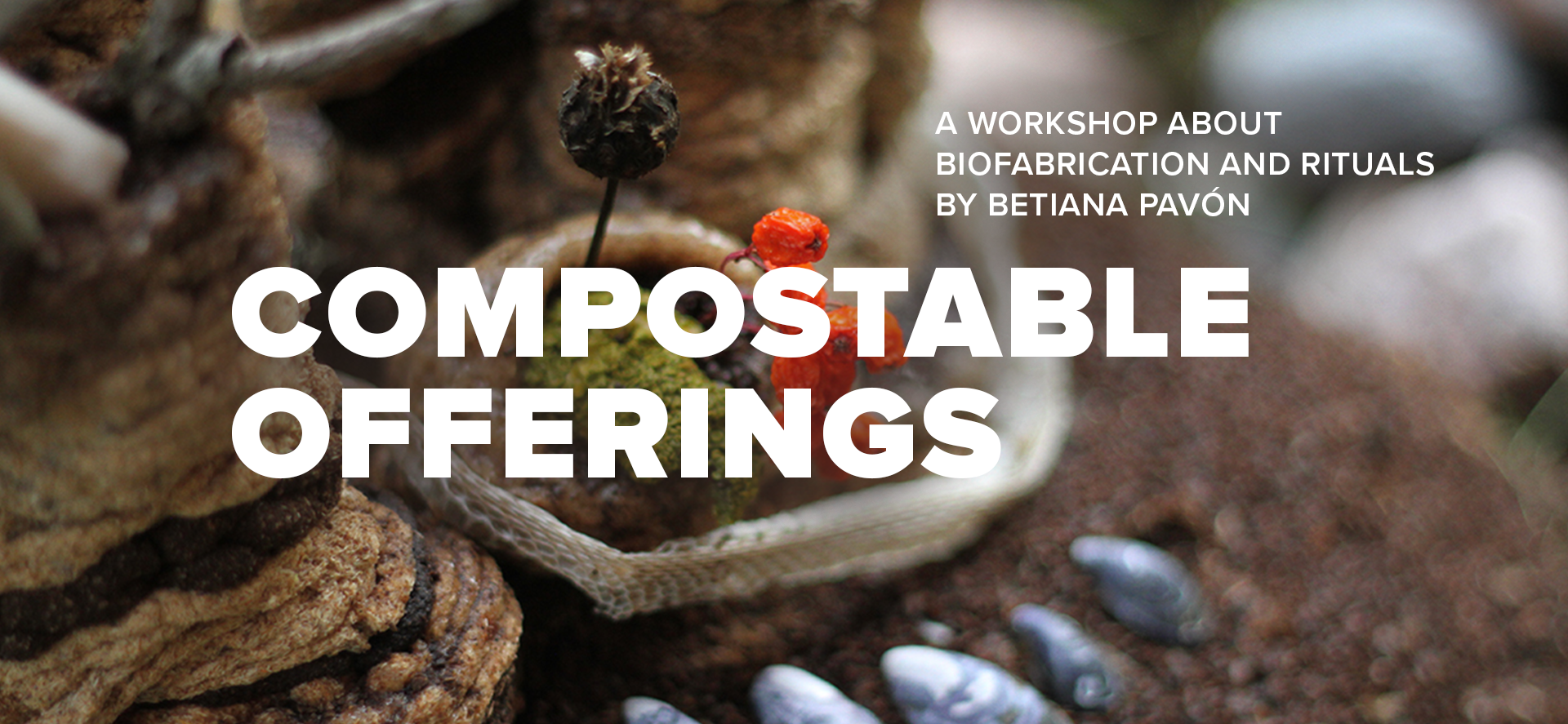 Compostable offerings: A workshop about biofabrication and rituals by Betiana Pavón