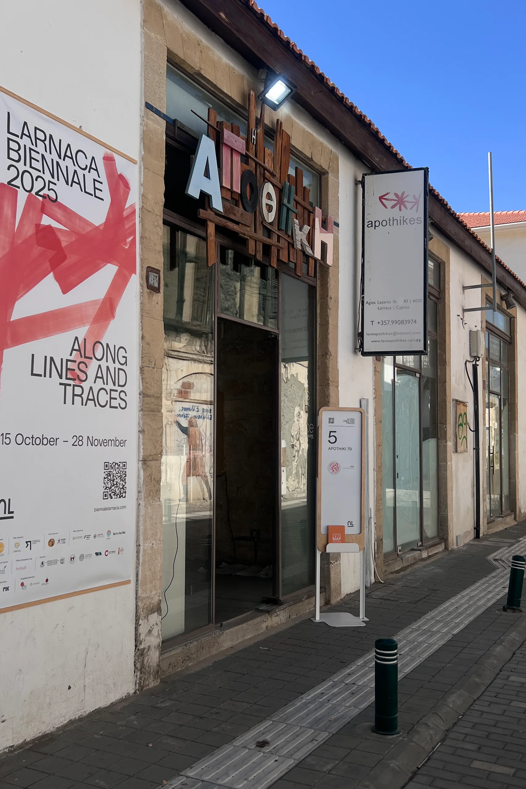 Larnaca biennale signage