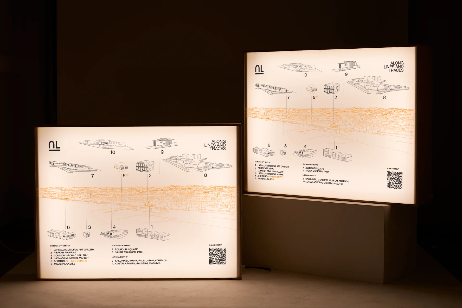 Larnaca biennale signage
